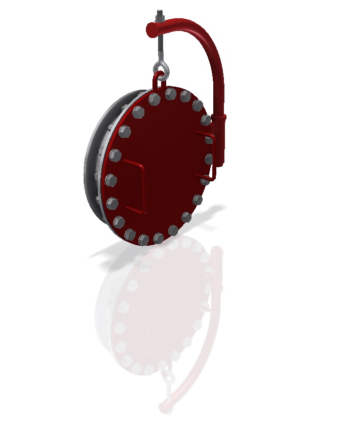 20“ 吊艇架人孔